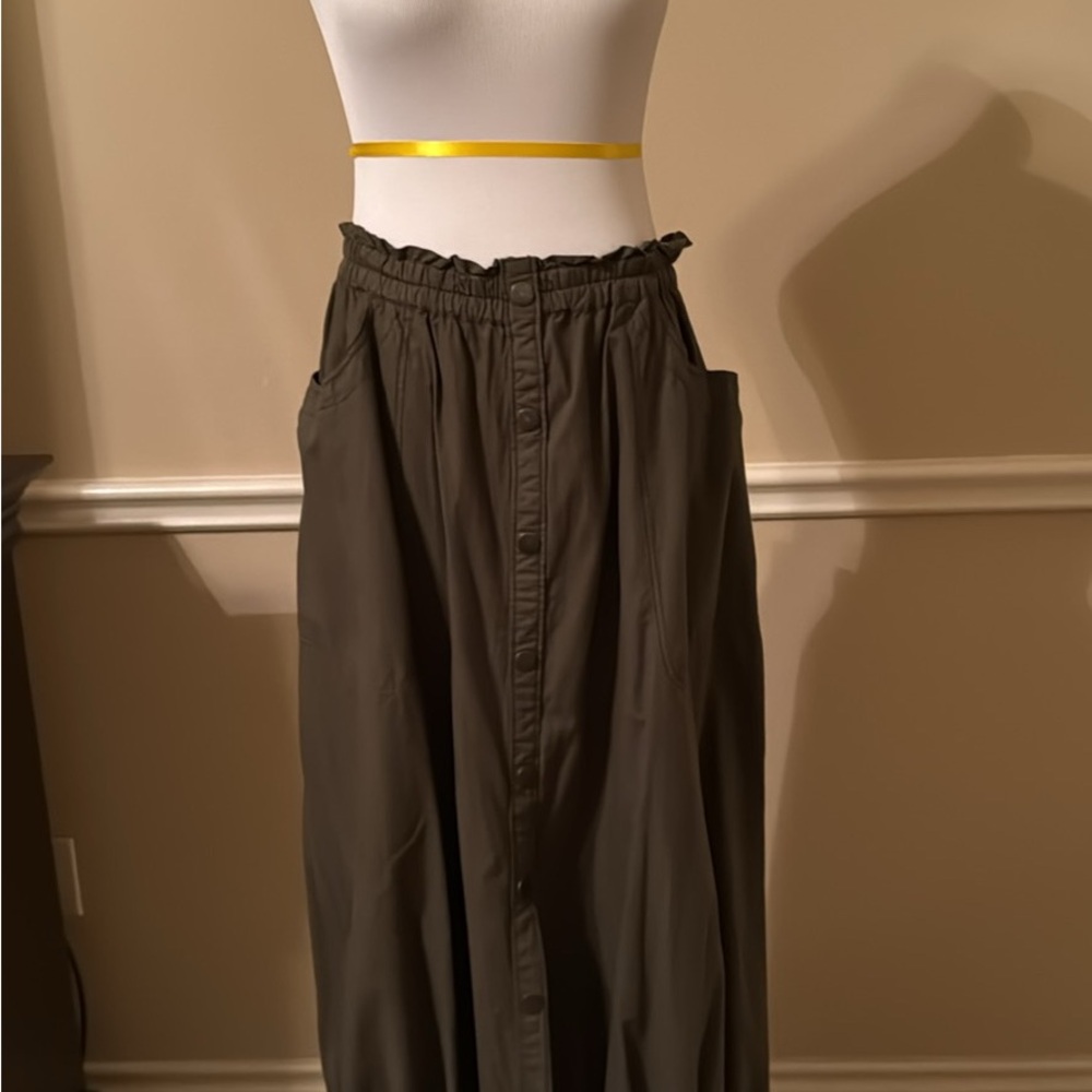 Pilcro Dark Olive Skirt